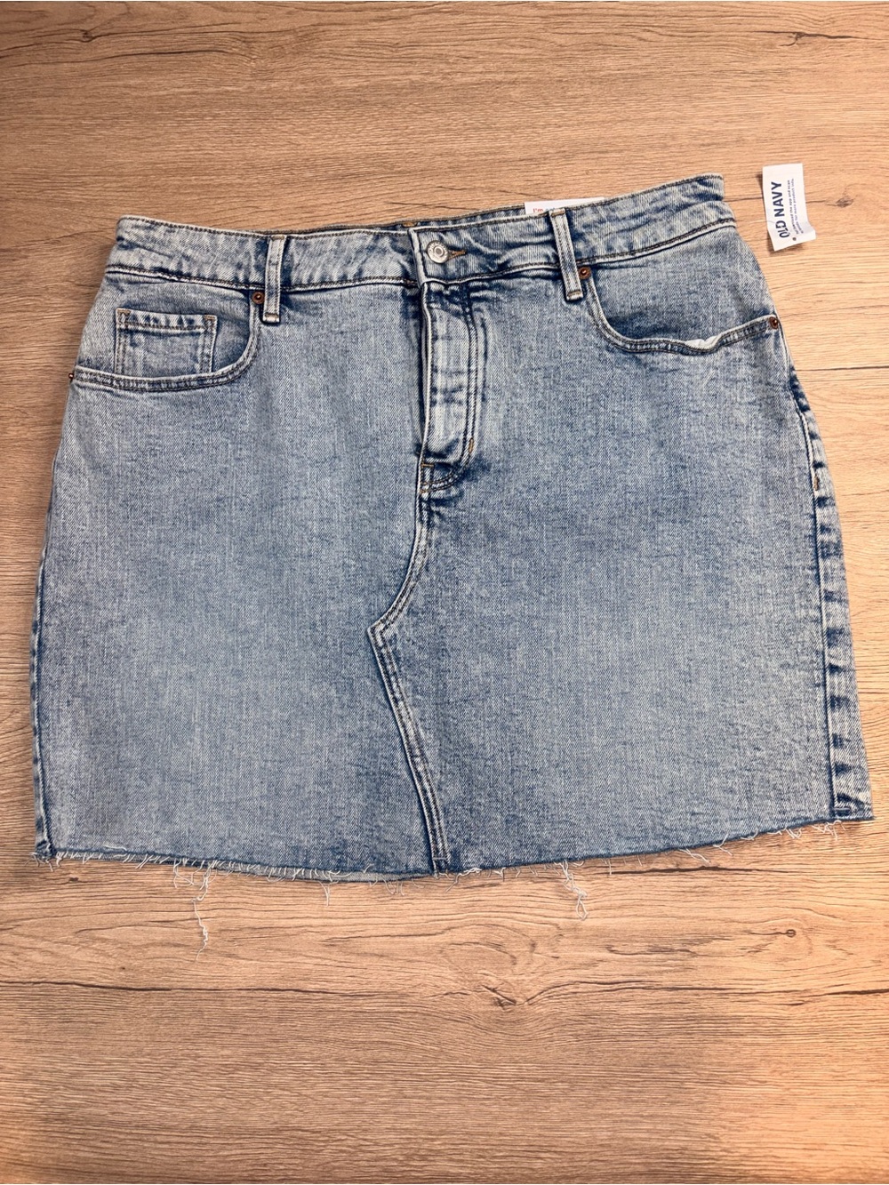 Old Navy Light Blue Denim Mini Skirt